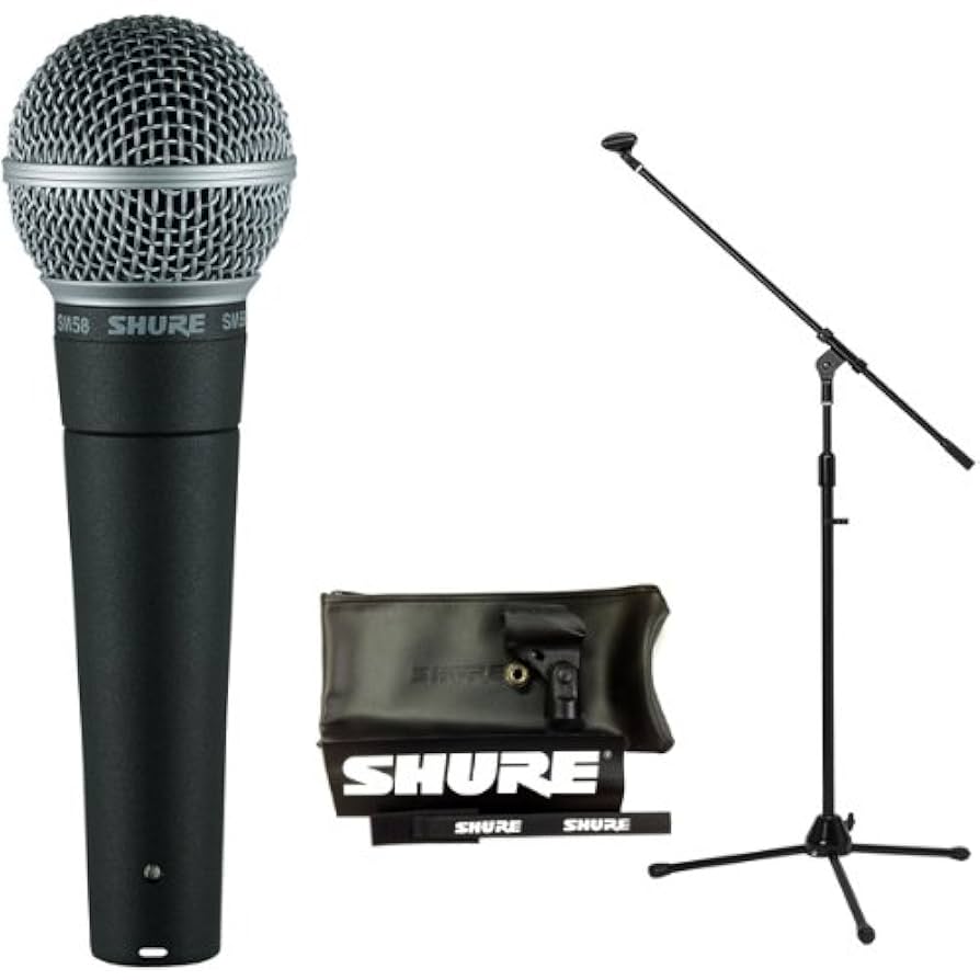 SHURE SM58/AKG D190E セット販売 Amazon | 【ブームマイクスタンド付7