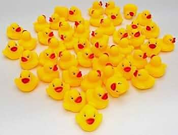 Amazon.co.jp: イマイ すくい用 笛付きミニアヒル（黄） 50個入り