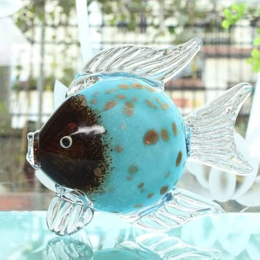 FM KONSTGLAS ガラスの魚オブジェ FM ガラスの魚オブジェ スウェーデン