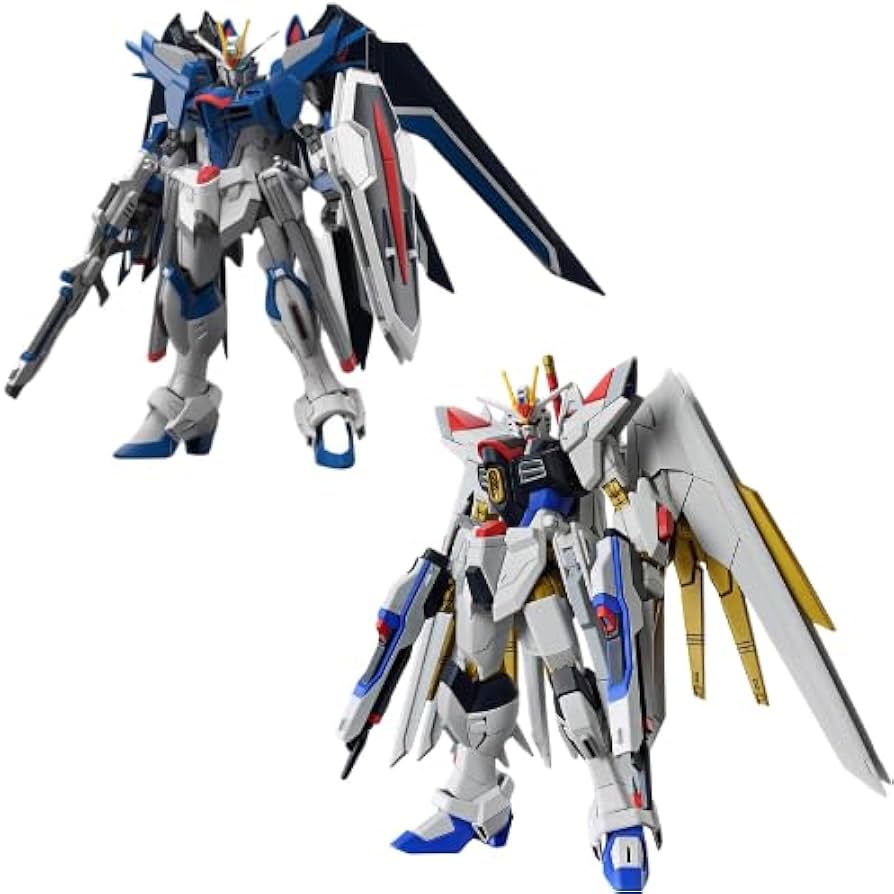 HGガンプラセット(フリーダム、ストライクフリーダム、ライフリ、マイフリ)