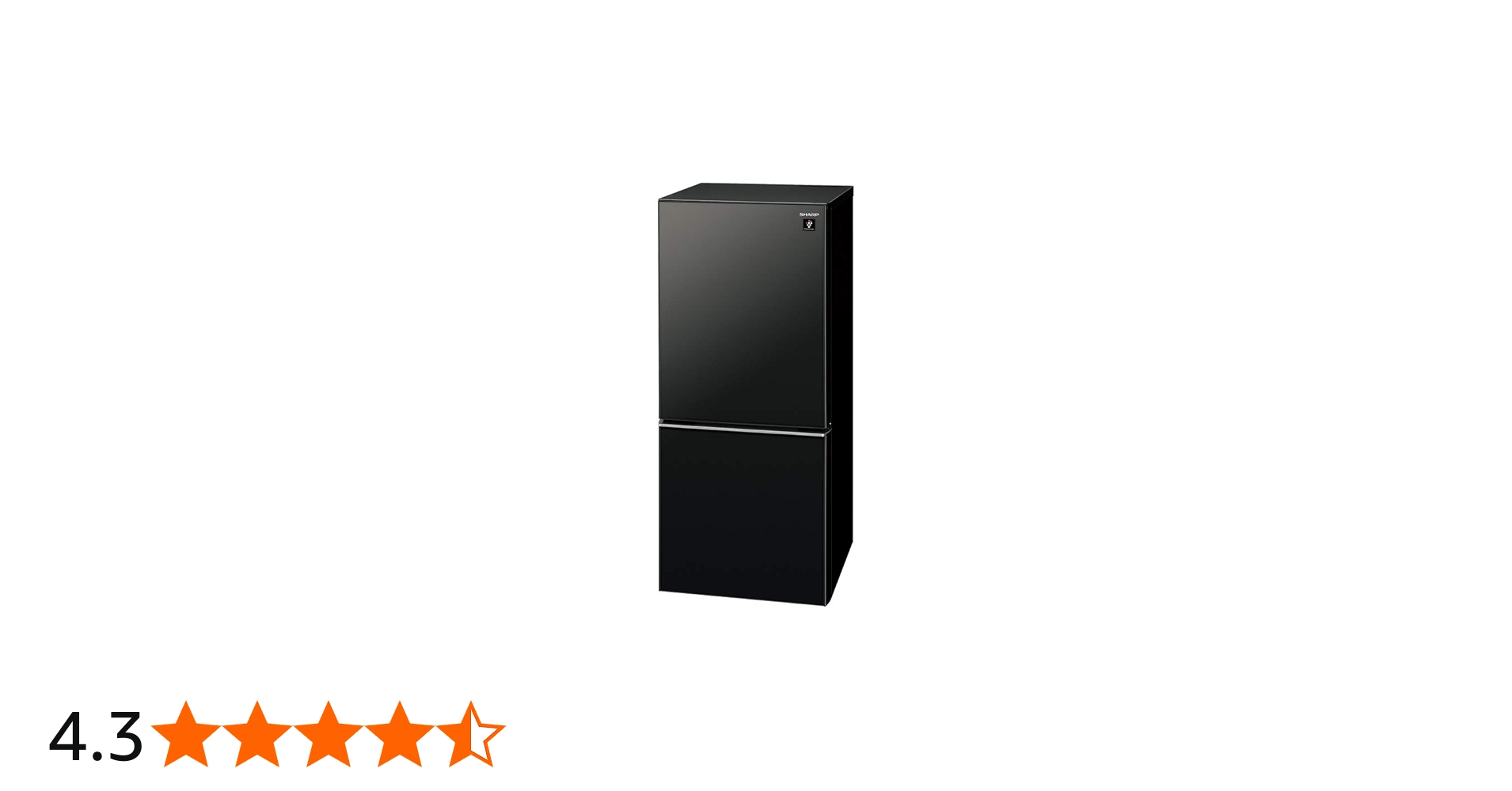 Amazon.co.jp: シャープ SHARP ガラスドア 冷蔵庫 (幅48.0cm) 137L