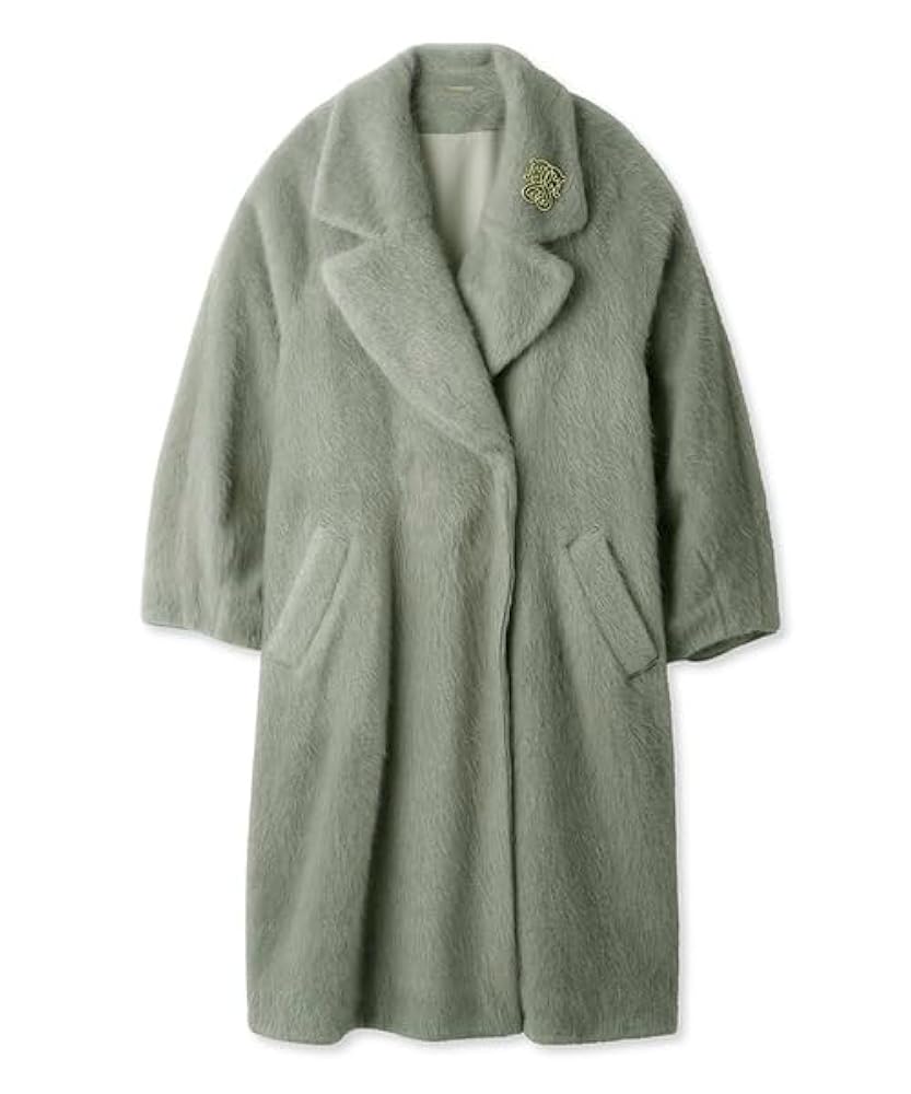 sheller シェリエコクーンシャギージャケットコート