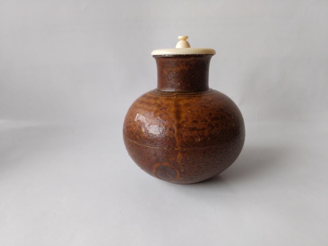 茶道具 － 茶入 大名物 唐物 利休丸壺写茶入 仕覆 藤種緞子