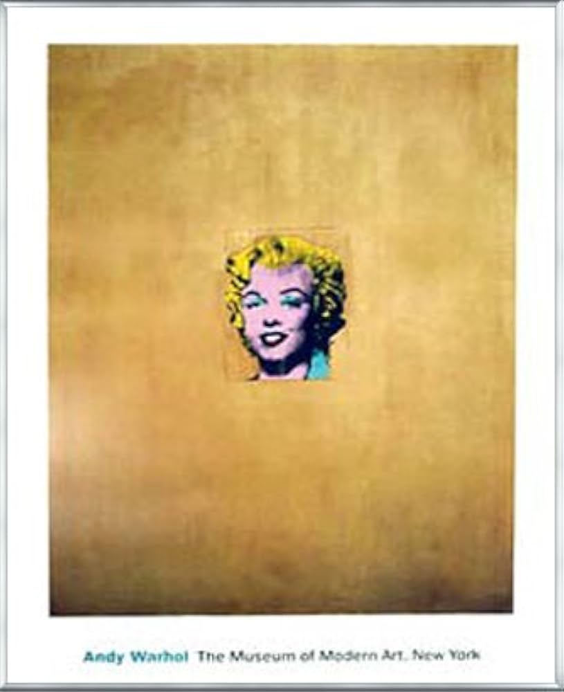 Amazon.co.jp: ポスター アンディ ウォーホル Gold Marilyn Monroe