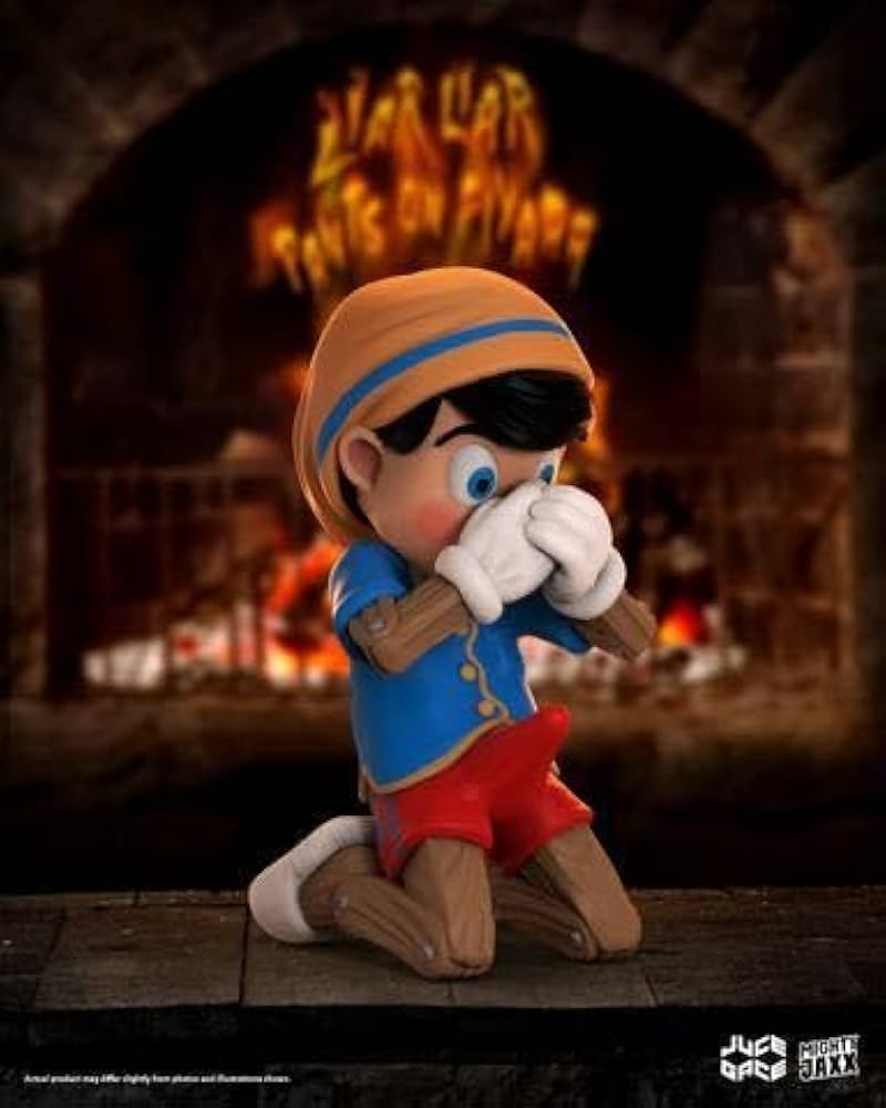 Amazon.co.jp: A WOOD AWAKENING Pinocchio Inner Struggle Figure