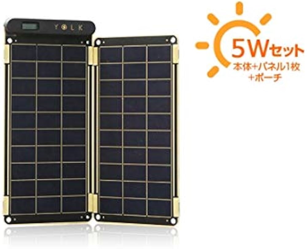 Amazon.co.jp: 国内正規品 YOLK ソーラー充電器 Solar Paper 5W: 家電