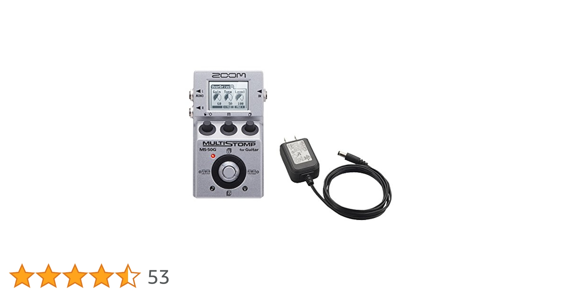 マルチストンプ MS-50G シールド 電源コード付き マルチストンプ MS