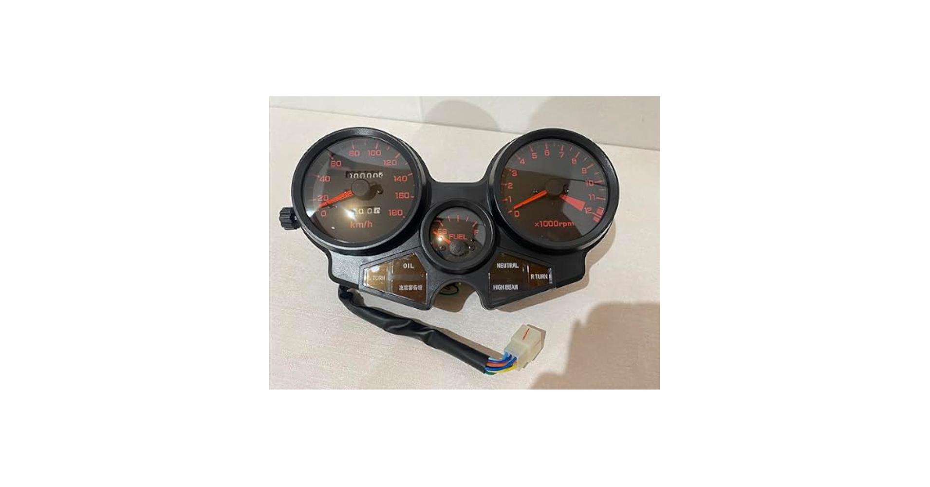 cbx400f メーター リング ゆCBX400F用 メッキ 燃料メーターリング [B3