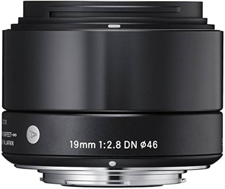 Amazon.com : Sigma 19mm F2.8 EX DN Art (Black) for Micro 4/3