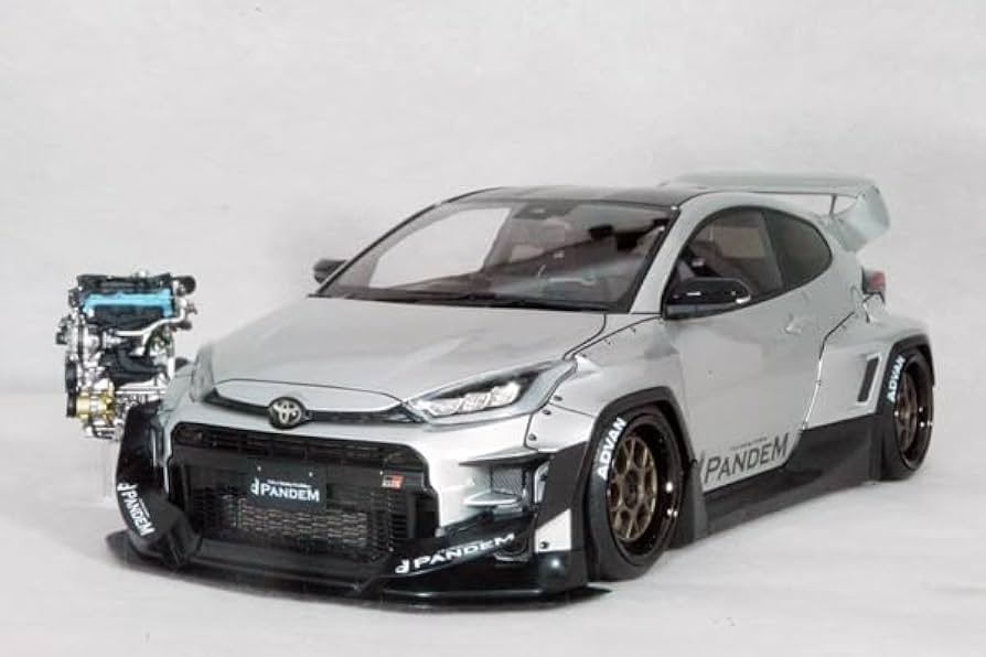 PANDEM GR YARIS (4BA) Silver With Engine