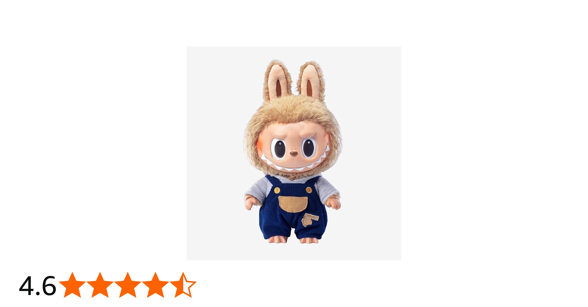 Amazon.co.jp: POP MART LABUBU TIME TO CHILL ぬいぐるみ : おもちゃ