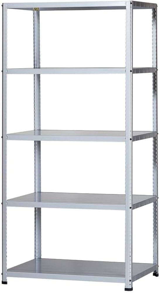 Amazon｜ダイソー スチールラック5段 CL－1 約幅87．5x奥行