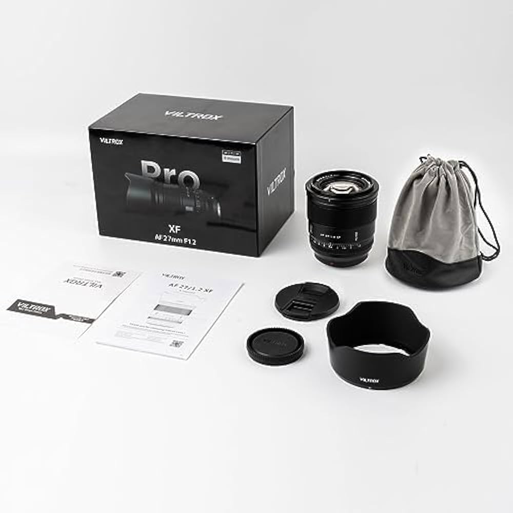 Amazon.co.jp: Viltrox 27mm F1.2 Pro Xマウント オートフォーカス