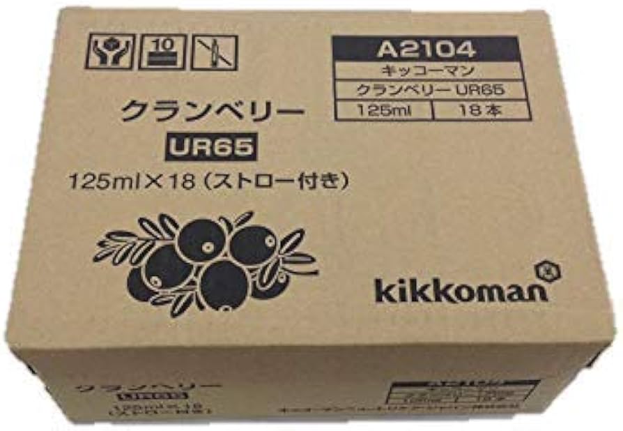 mu4767 キッコーマン クランベリー 125ml×18 x2箱 クランベリーUR65