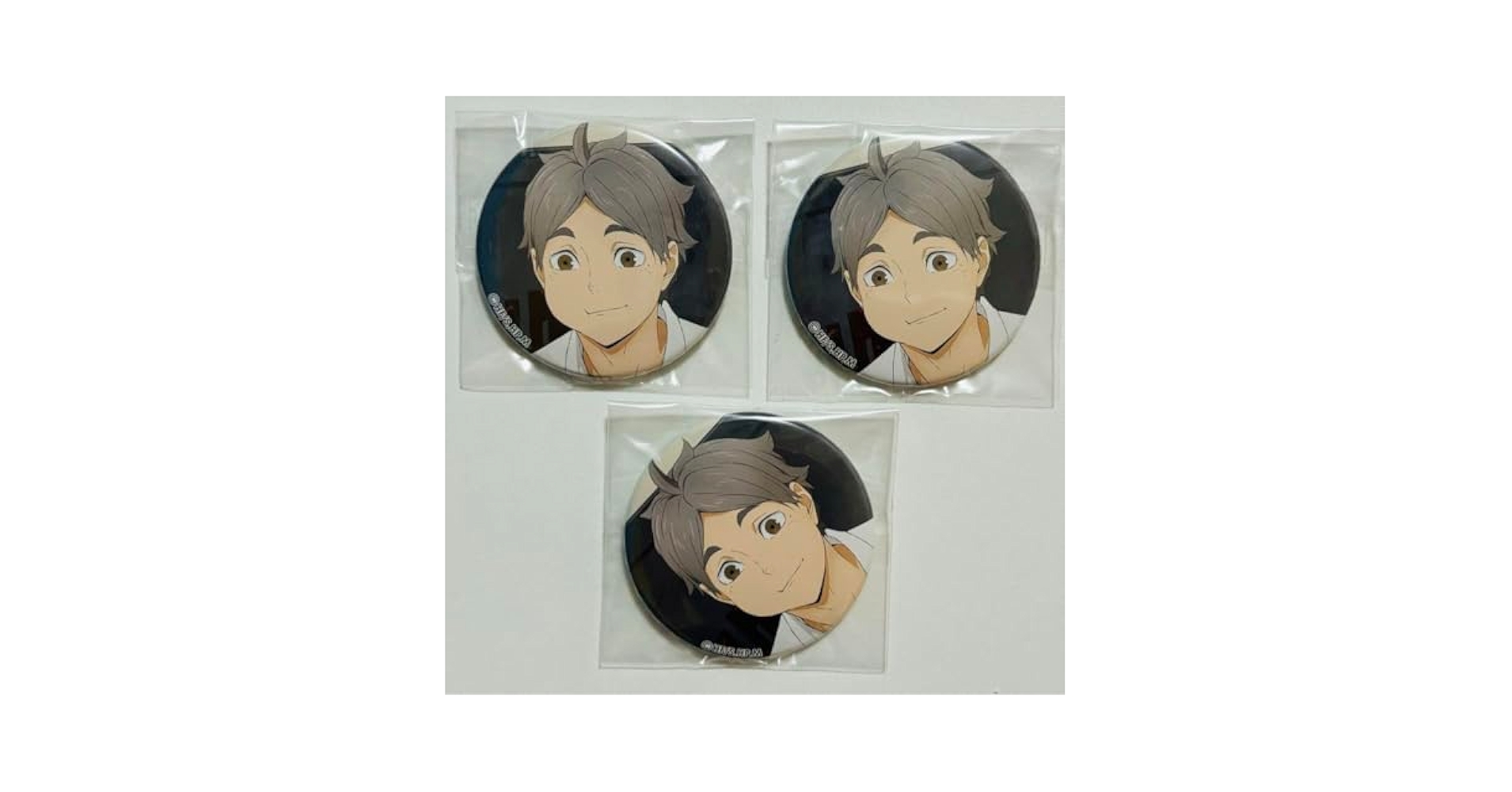 ハイキュー!! いただきます！ 缶バッジ 菅原孝支 ハイキュー いただき