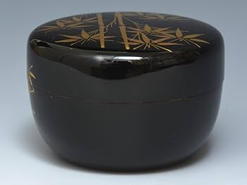 Amazon.co.jp: 輪島塗 棗 竹蒔絵 茶道具 木工芸 漆工芸 漆芸 紙箱