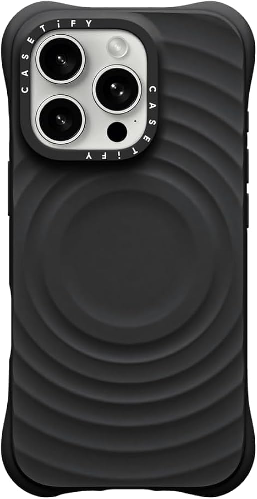 Amazon.co.jp: CASETiFY ウェーブ シリコン iPhone 16 Pro ケース [波