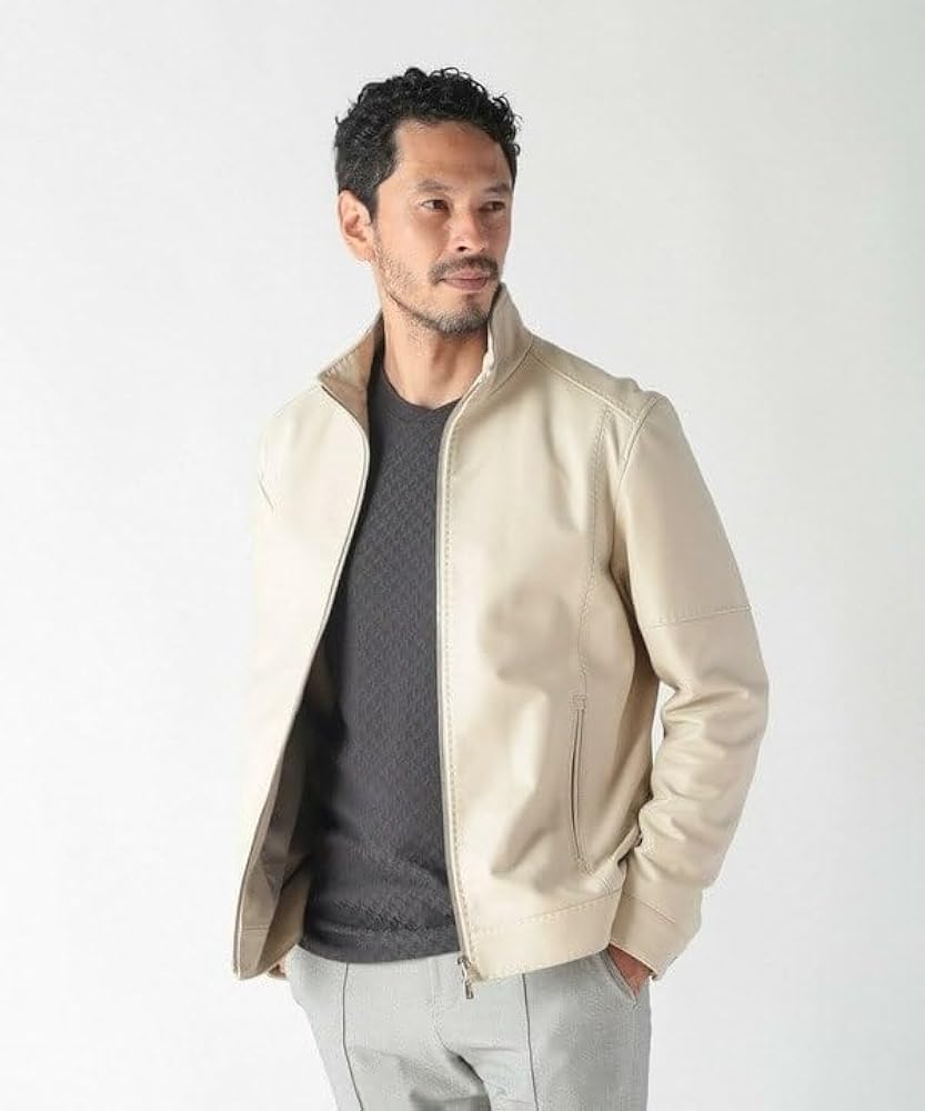 Katsuo Ohnuki様✨メンズビギ シングルライダース レザージャケット