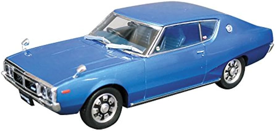 Amazon | DISM 1/43 KGC110 ケンメリスカイライン HT 2000GT ブルー