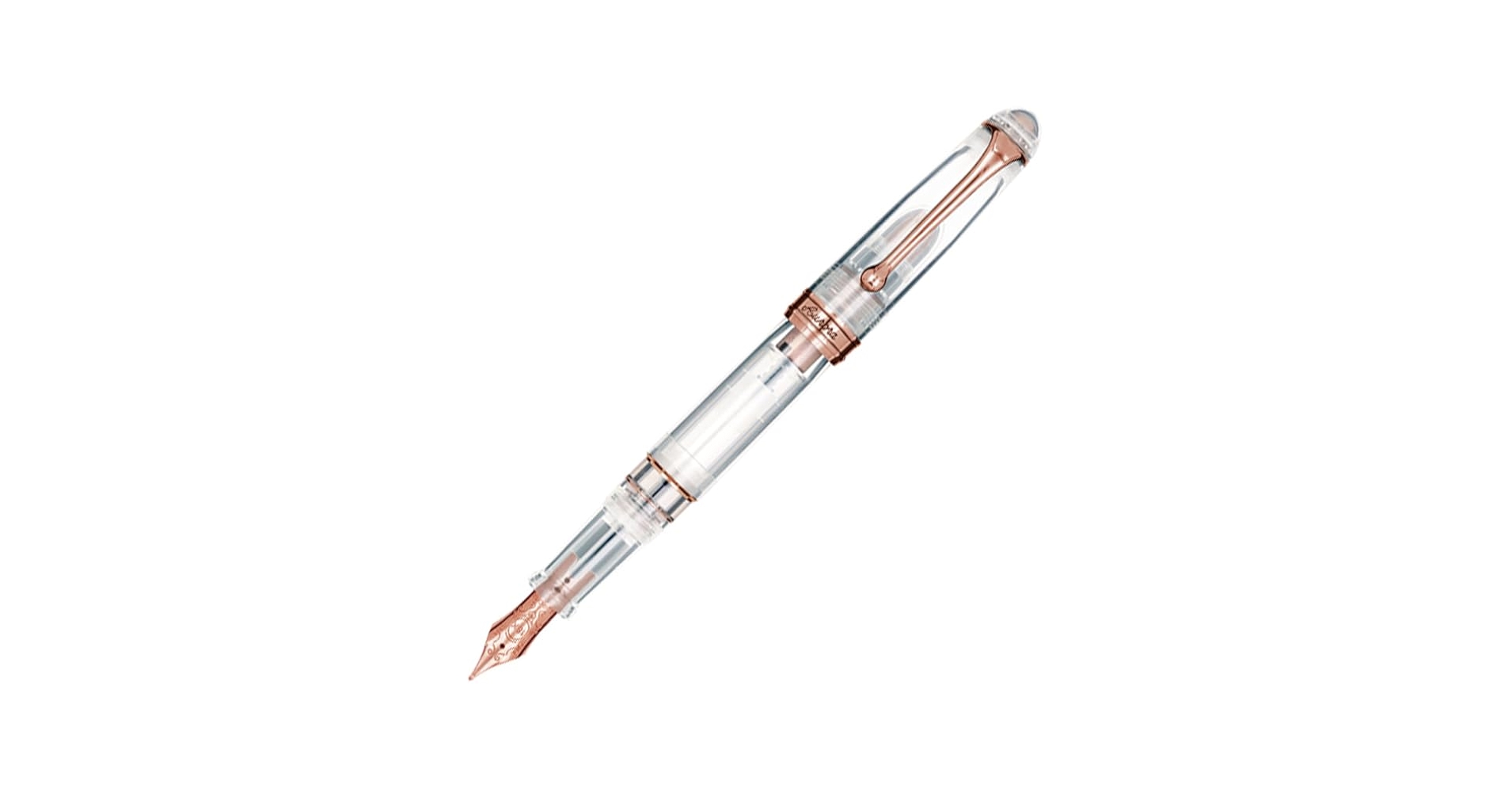 アウロラ万年筆 透明軸 限定150本 b 【公式通販】