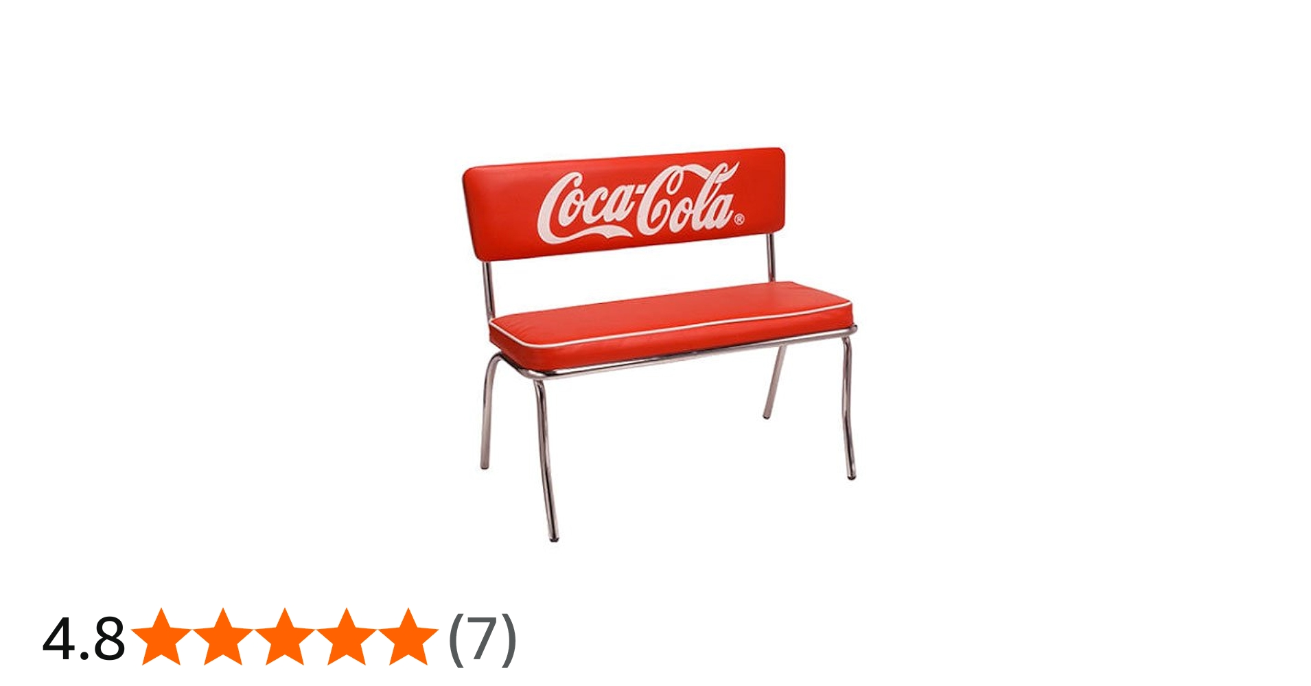 Coca-Cola コカ・コーラ ベンチシート ビニールレザー 2人掛け