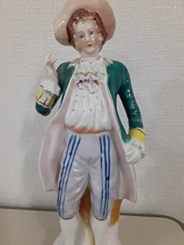 希少価値】オキュパイドジャパン 瀬栄陶器 守山工場 旅する親子 人形