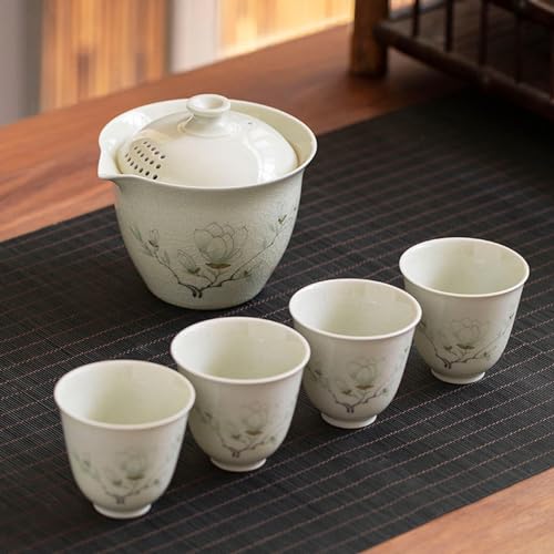 相馬焼 茶具 茶器，急须セート6点