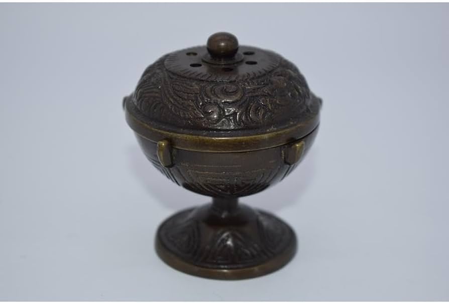 Amazon.co.jp: 茶道具 唐銅 火舎 蓋置 七種蓋置の内 茶道 t ms20-0014