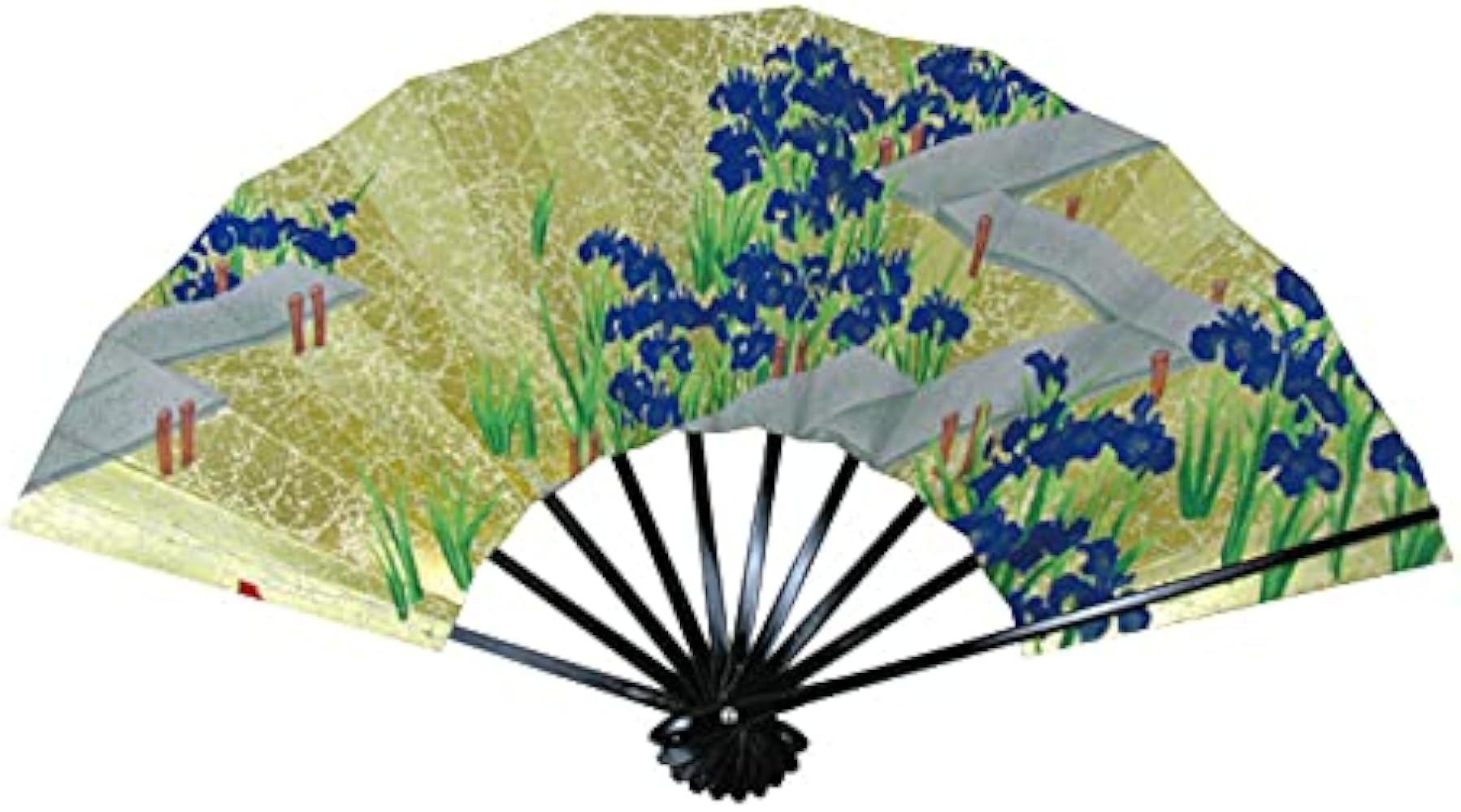 Amazon.co.jp: (末廣堂）Suehirodo 名古屋城/カキツバタ 飾り扇子 日本