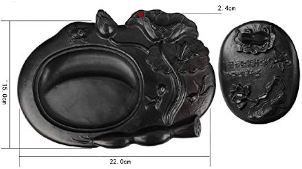 Amazon | 澄泥硯 中国四大名硯の一つ 高級書道用具 22*15*2.4cm | 硯