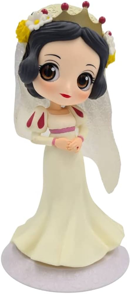 qposket プリンセス ホワイトカラー ディズニー セット ウエディング