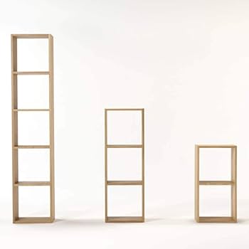 Amazon｜無印良品 スタッキングシェルフ・5段・オーク材 幅42×奥行28.5