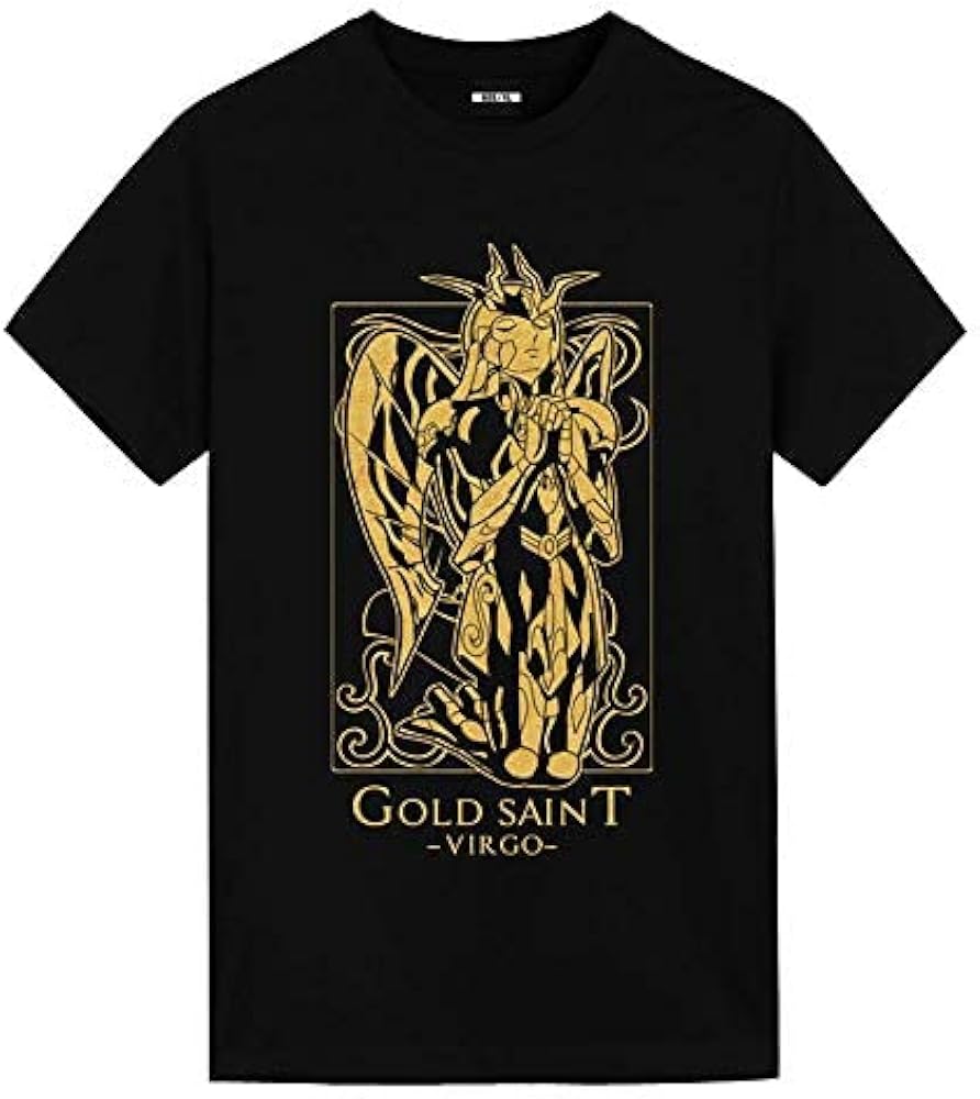 Amazon.co.jp: ESTGC Saint Seiya Shaka Virgo Anime Manga T-shirt
