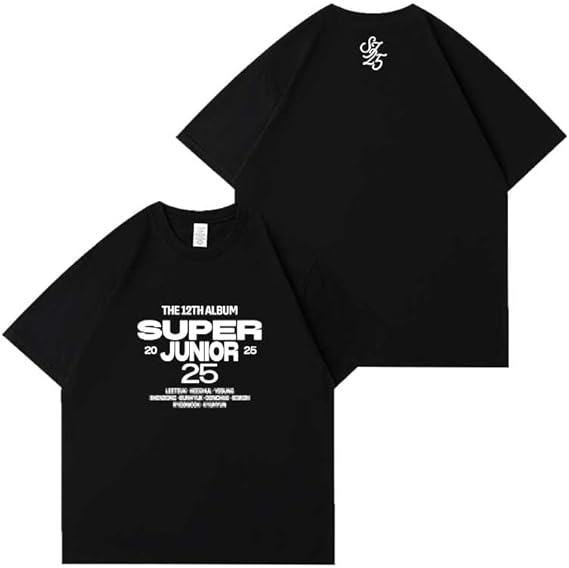 Amazon.co.jp: [さん店] Super Junior 25 Tシャツ 25周年 記念シャツ