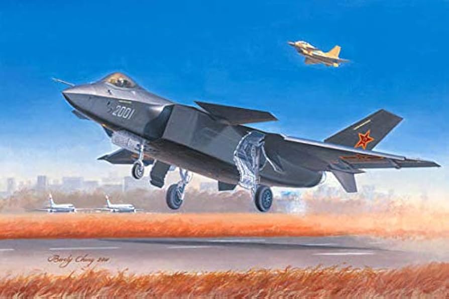 Amazon.com: Trumpeter 1/72 Chinese J20 Fighter : Arts, Crafts & Sewing