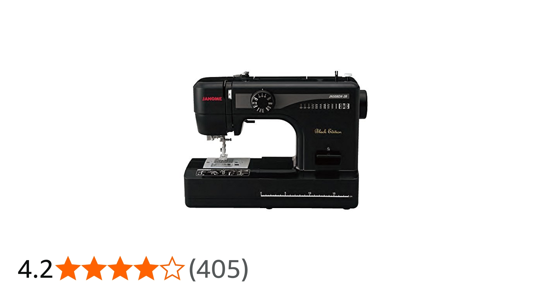 Amazon | ジャノメ 電動ミシン JN508DX-2B ブラックエディション