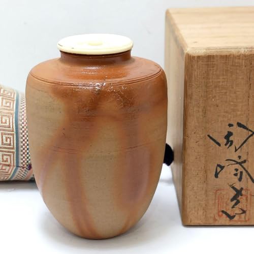 備前焼 木村陶峰 茶器揃 陶芸 煎茶器 宝瓶 湯冷まし 煎茶碗 木箱