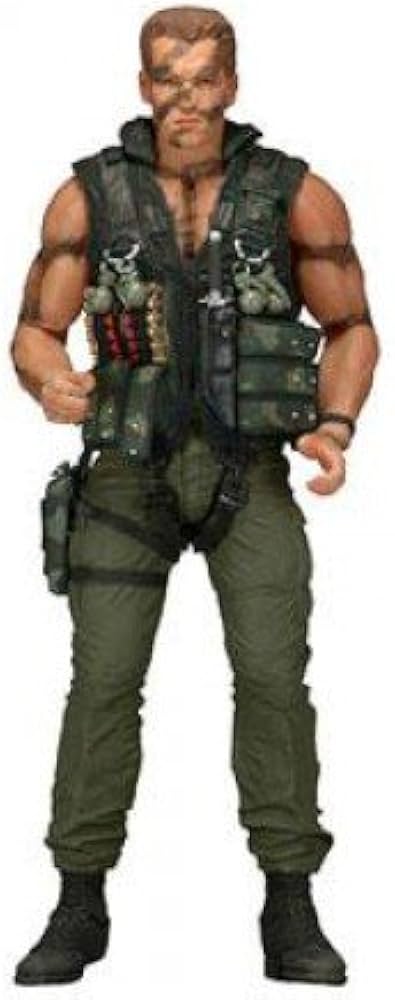 NECA Commando Scale 30th Anniversary Ultimate John Matrix Action