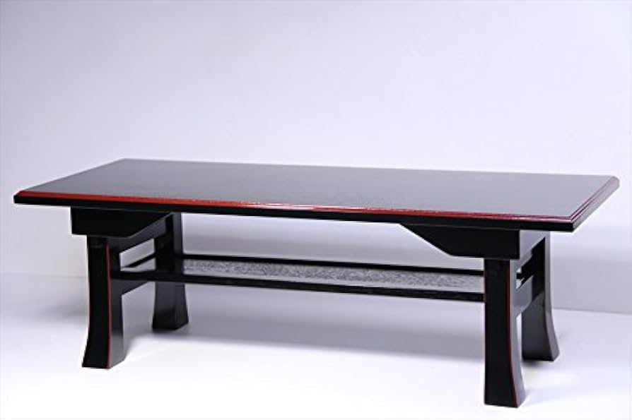 Amazon｜やまこう 仏具□ 二月堂机 二段 折りたたみ式 経机 黒 （内朱