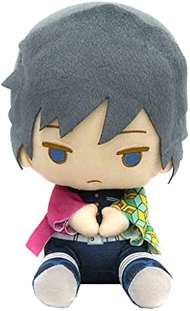 Amazon.co.jp: 鬼滅の刃 でっかいぽふっとぬいぐるみ～冨岡義勇・胡蝶
