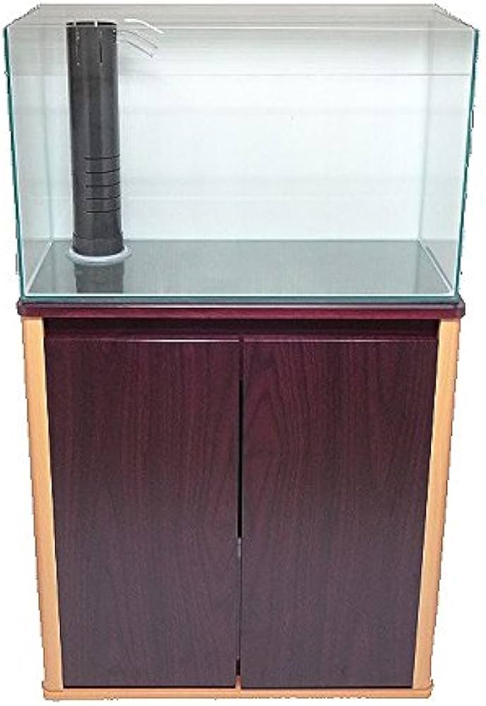 600×300×360オールガラスオーバーフロー水槽 フランジ加工仕様 魚用品