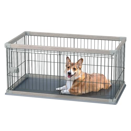 ウッディサークル アイリスオーヤマ PWSR-1260L ホワイト 犬 ケージ