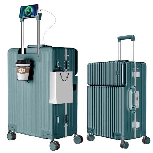 スーツケース アルミフレーム ストッパー付き 機内持ち込み フロント