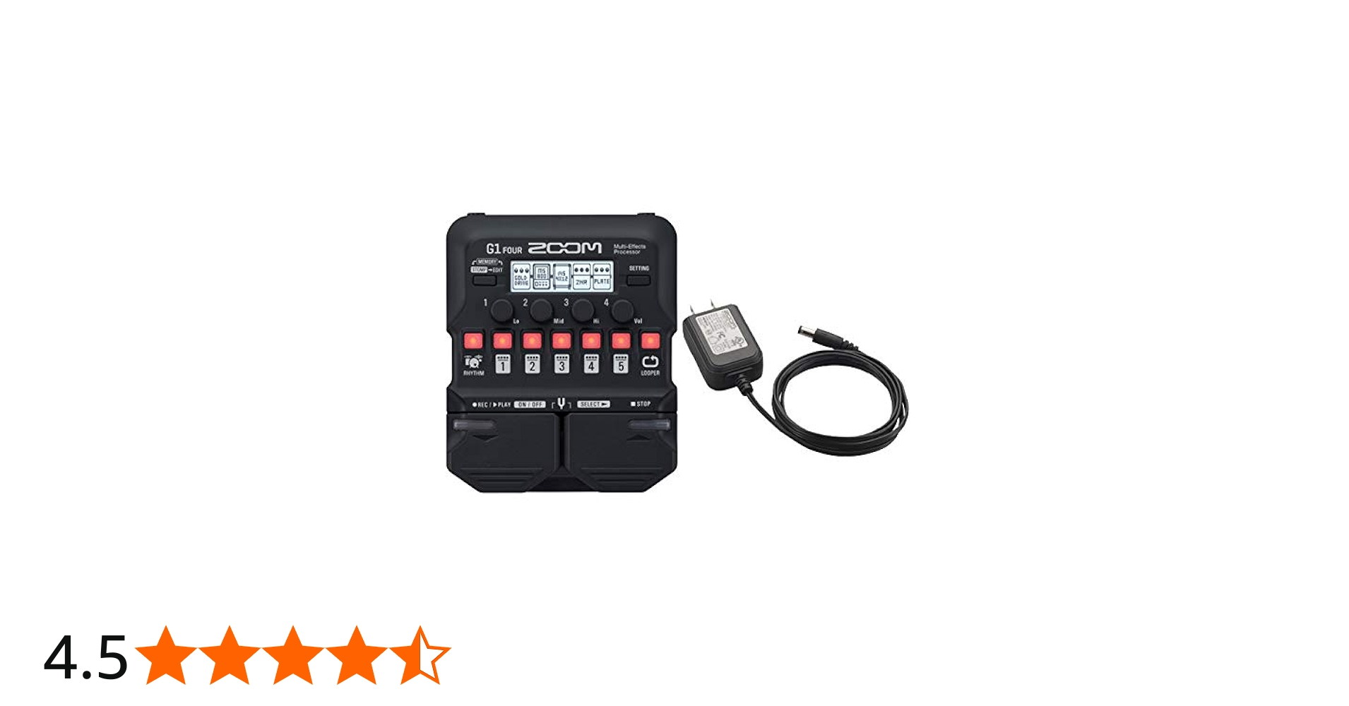 Amazon | 【純正ACアダプター付】ZOOM ズーム ギター用マルチ