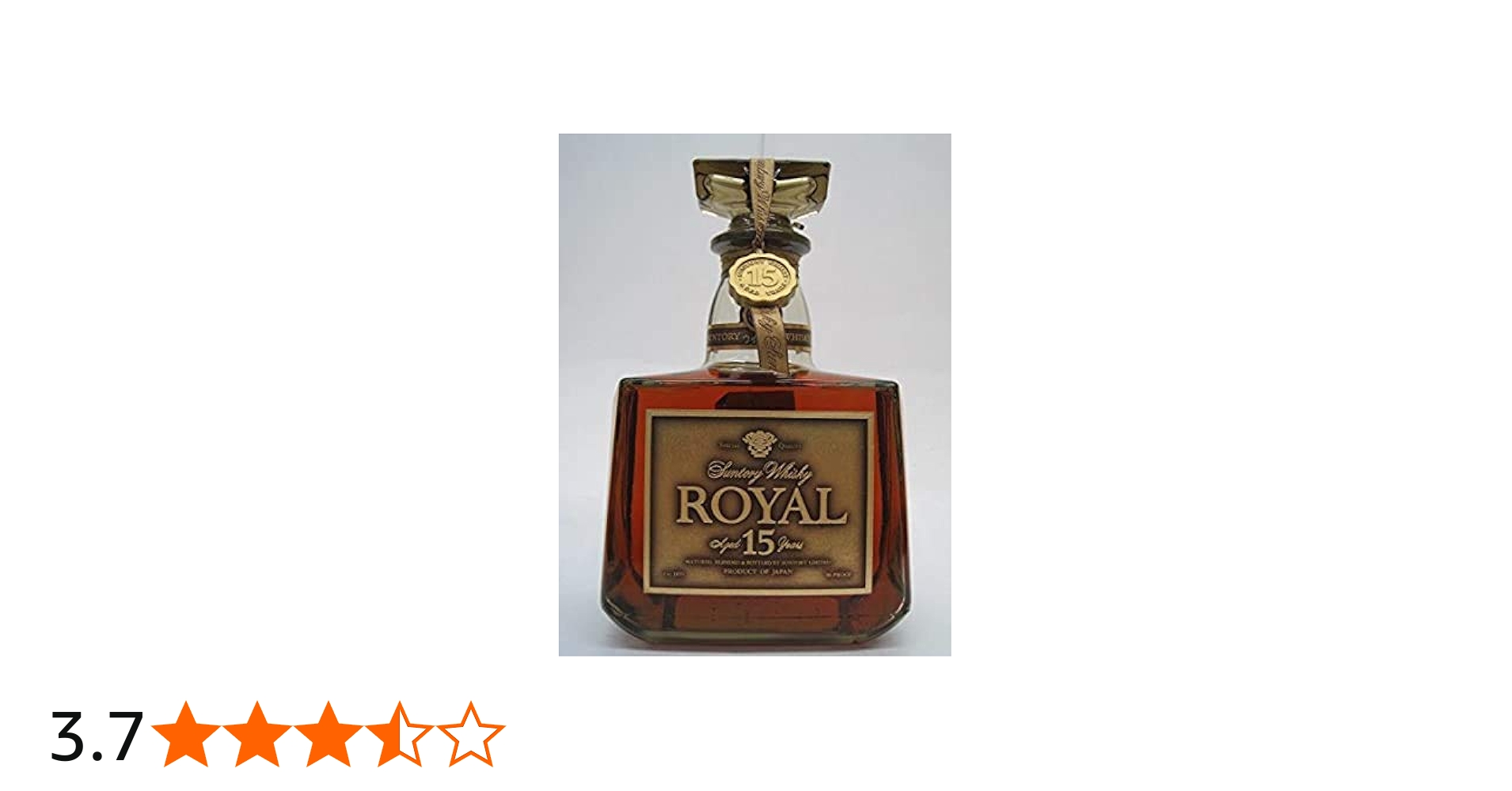 Amazon.co.jp: サントリー ローヤル 15年 ゴールドラベル 43度750ml 箱