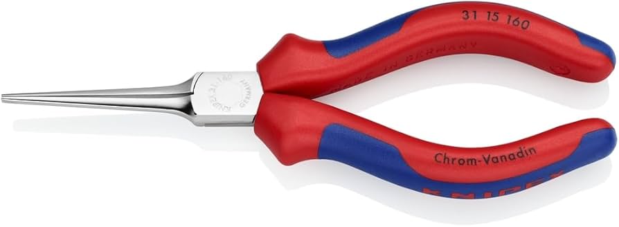 Knipex 3115160 6.25-Inch Needle Nose Pliers with Comfort Grip