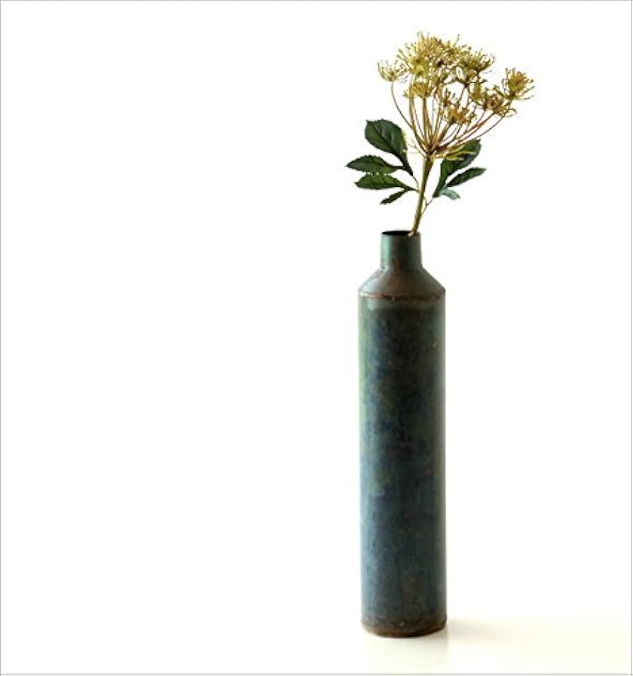 Amazon.co.jp: 一輪挿し アンティーク アイアン 鉄製 花瓶 花びん