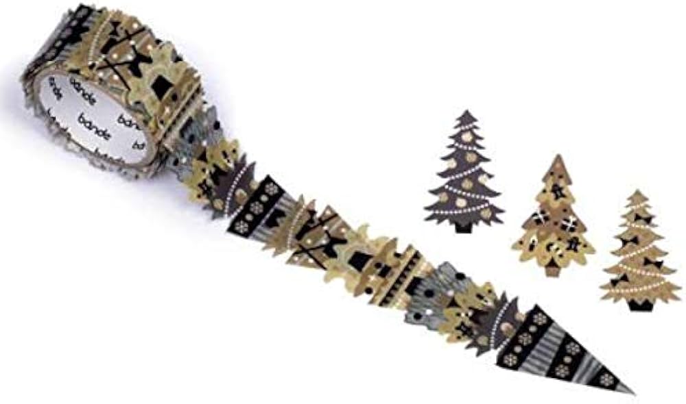 Amazon | BANDE マスキングロールステッカー クリスマスツリー II