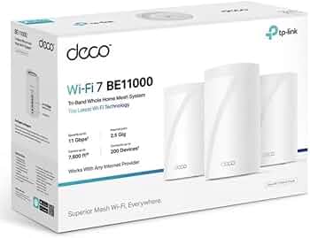 Amazon.co.jp: TP-Link - Deco BE11000 マルチギグ ホールホーム