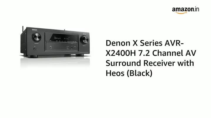 Denon X Series AVR-X2400H 7.2 Channel AV Surround Receiver with